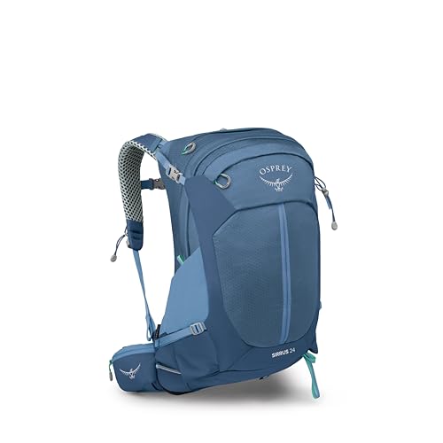 Osprey Sirrus 24L Women's Hiking Backpack - Sevres Blue, Includes Raincover