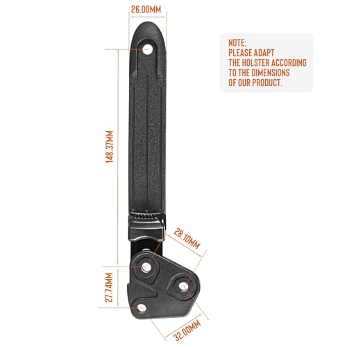WARRIORLAND Level II Holster Retention Thumb Release Hood Kit - Right Hand