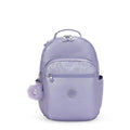 Kipling Women's Seoul Gm Backpack Medium Amethyst Aura Metallic