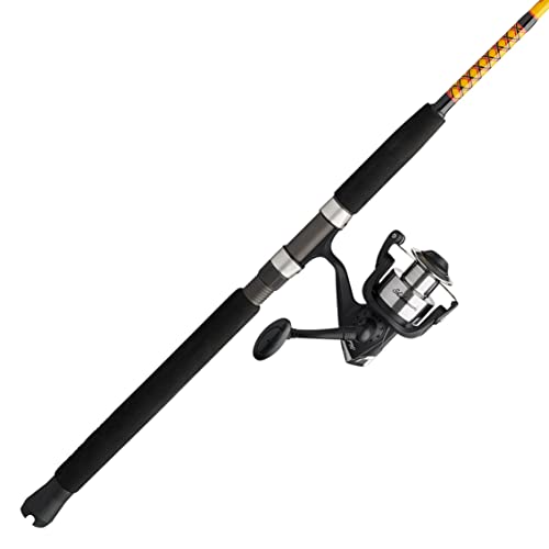 Ugly Stik Bigwater Spinning Reel & 7' Medium 2-Piece Fishing Rod Combo - New 50 Reel