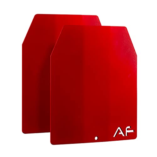 AmStaff Fitness 11LB Ergonomic Steel Weight Plate for Tactical Vests, Curved Design