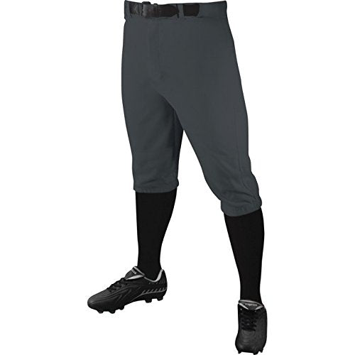 Champro Men's Triple Crown Knicker Baseball Pants Medium Graphite