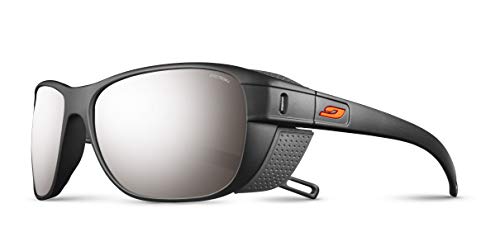Julbo Camino Glacier Sunglasses Black Frame Brown Mirror Lens 58mm UV Protection for Hiking Skiing