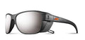 Julbo Camino Glacier Sunglasses Black Frame Brown Mirror Lens 58mm UV Protection for Hiking Skiing