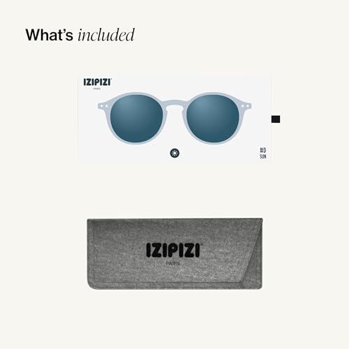Round Pantos Sunglasses for Men & Women - Frozen Blue