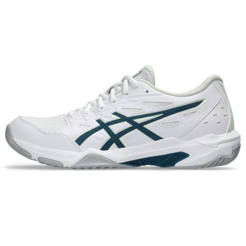 ASICS Women's Gel-Rocket 11 Volleyball Shoes - White/Ink Teal Size 9