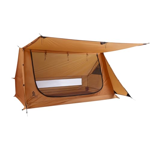 Ultralight Solo Backpacking Tent - Waterproof Bushcraft Shelter for Camping