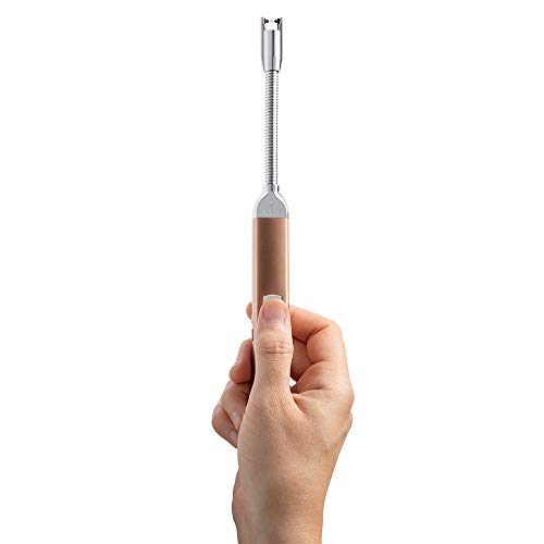 Zippo Rechargeable Candle Lighter - Rose Gold, Reusable, Flexible Neck