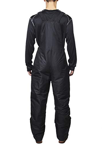 Arctic Quest Men's Snow Bib - Large Black Performance Ski & Snowboard Bib Overall