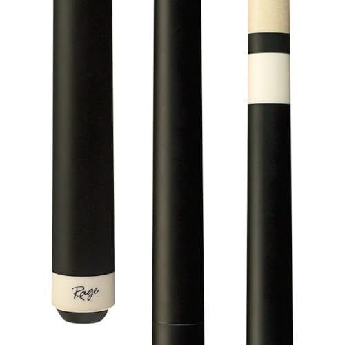 RAGE Heavy Hitters 25 oz Black Pool Cue Stick - Jump & Break Cue