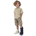 Kids Pediatric Walking Boot for Broken Foot Ankle Toe - Blue, Size L