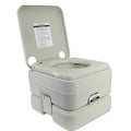 SEAFLO 2.6 Gallon Portable Camping Toilet with Waste Level Indicator - Off-Grid RV Boat