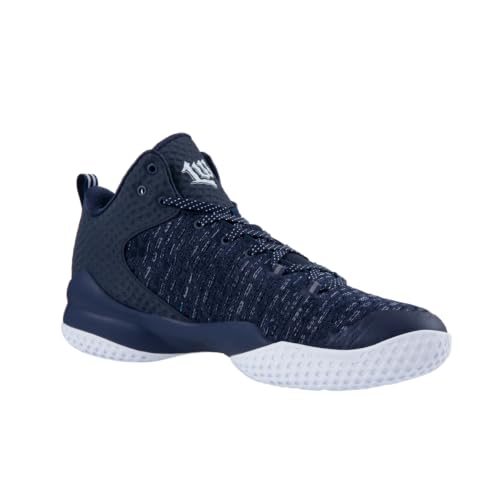 PEAK High Top Basketball Shoes Men Lou Williams Streetball Navy Blue 11