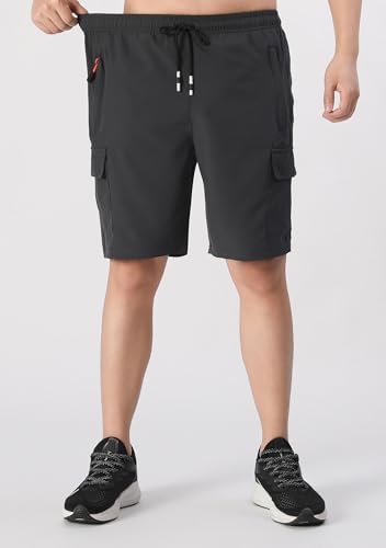 Boys Cargo Shorts - Quick Dry Lightweight Hiking Shorts with Zipper Pockets, Variation 11-12 Ll069l.blue