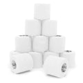 Self Adhesive Bandage Wrap 2 Inch White - Cohesive Elastic Athletic Tape - 12 Rolls