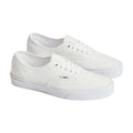 Vans Unisex Authentic Canvas Sneakers 6.5 Women/5 Men True White
