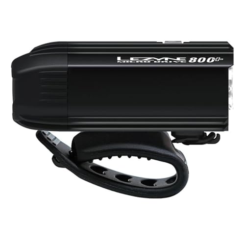 LEZYNE Micro Drive Front Bike Light 800 Lumens USB-C Black Satin