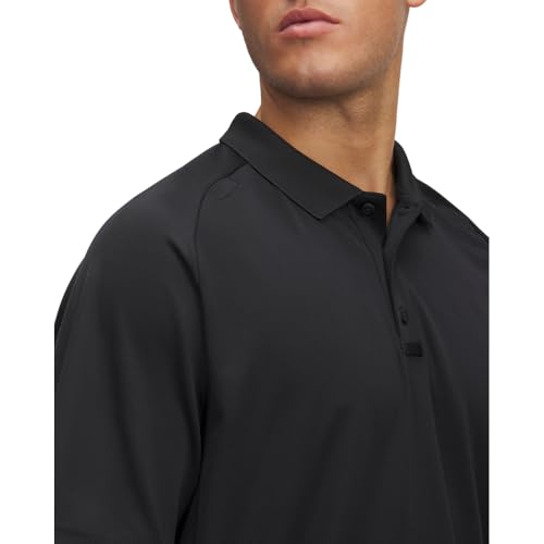 Under Armour Tactical Performance Polo Large Black - Sweat-Wicking, Breathable, Stretch Fit