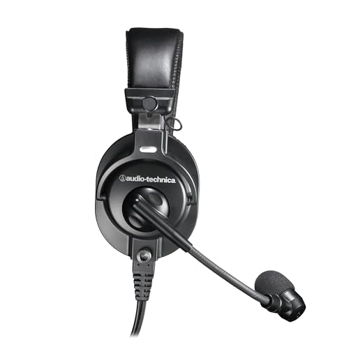 Audio-Technica BPHS1 Broadcast Stereo Headset with Dynamic Cardioid Boom Mic - Headset