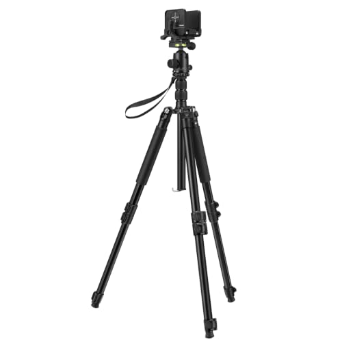 Heavy-Duty Adjustable Tripod for Outdoor Use with 360° Rotating Head