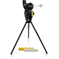 PowerNet Launch F-Lite Baseball & Softball Pitching Machine - Includes Practice Balls & Coaching Bucket - Variable Speed Training Equipment with Variation of F-Lite Pitching Machine