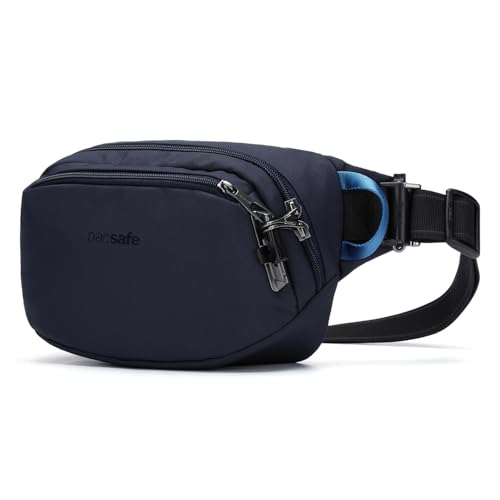 Pacsafe Vibe 100 Anti-Theft Waist Pack with RFID Block & Lockable Zippers - Ocean, 4L