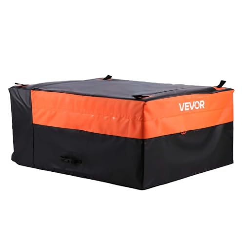 VEVOR Truck Bed Cargo Bag, Waterproof 840D PVC, 51.18 x 40.16 x 21.85 in (26 Cubic Feet), Heavy Duty Cargo Bag for Truck Bed with 4 Bungee Cords with Hooks, Fits a Variety of SUV and Pickup Trucks