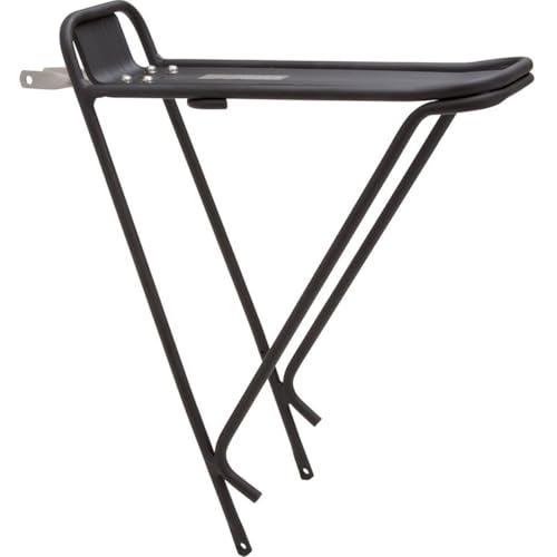 Planet Bike Eco Bike Rack - Black Aluminum Rear Cargo Carrier, 55 lbs