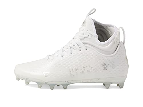 Under Armour Men's Sportlight Lux MC 2.0 Sneakers White Silver Size 10