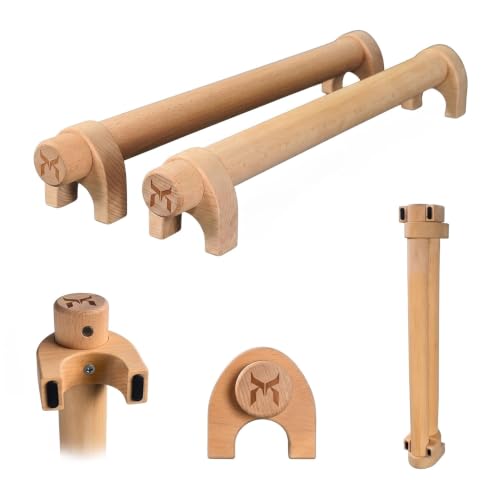 Kensui YinYang Magnetic Wooden Push Up Bars PRO XL - Calisthenics Handles