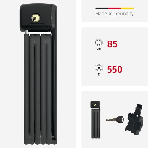 ABUS Bordo UGrip Lite 6055 85cm Bike Lock - Lightweight Security Level 7
