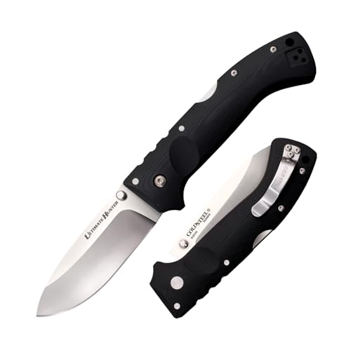 Cold Steel Ultimate Hunter Folding Knife Black G-10 Handle 3.5" S35VN Blade