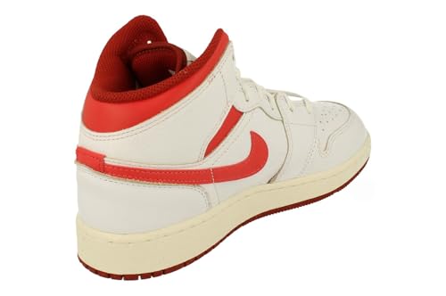 Nike Tanjun Big Kids Sneakers 7 Sail White Lobster Dune Red