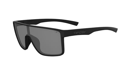 Tifosi Sanctum Shield Sunglasses - Cycling, Running & Golf - Blackout Smoke Polarized