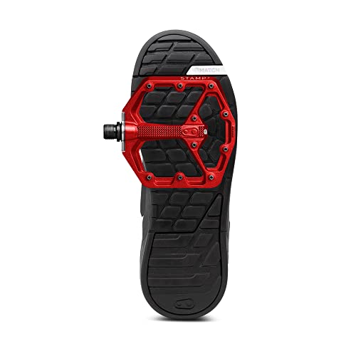 Crankbrothers Stamp 7 Flat MTB Pedals - Small Red Size, Lightweight & Durable
