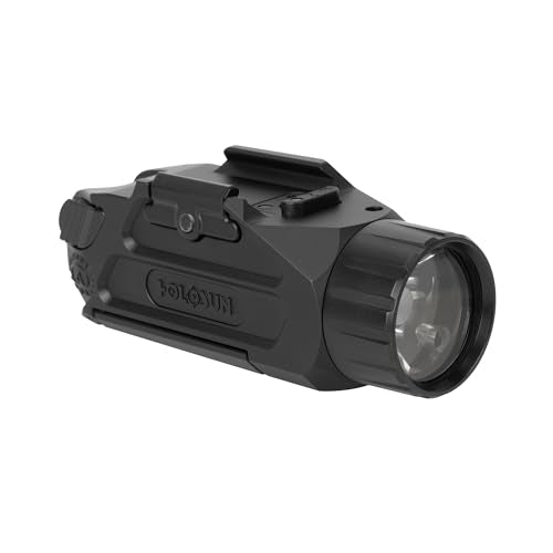 HOLOSUN P.ID-Plus Pistol Light with Green Laser, 900 Lumens, Dual Activation, Waterproof, Picatinny Mount