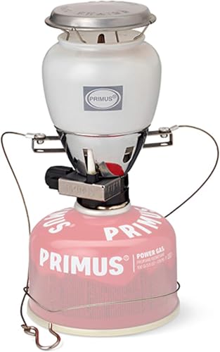 Primus EasyLight Camping Lantern with Piezo Igniter, Adjustable Brightness, Lightweight