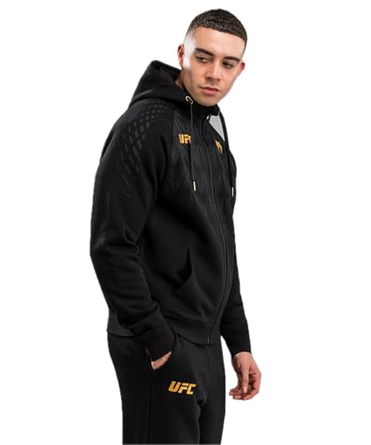 Men's UFC Zenith Replica Hoodie Black Gold Medium - Performance Fan Gear