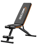 Adjustable Heavy-Duty Workout Bench with 660LBS Capacity, Foldable Multi-Position Gym Bench for Home Strength Training