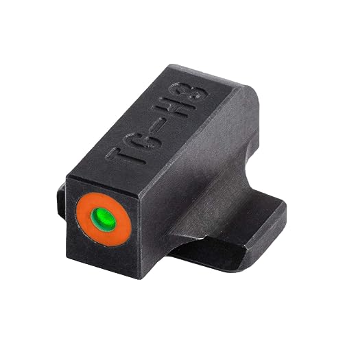 TRUGLO Tritium Pro Handgun Night Sights with Orange Focus Lock - Compatible with Springfield XD