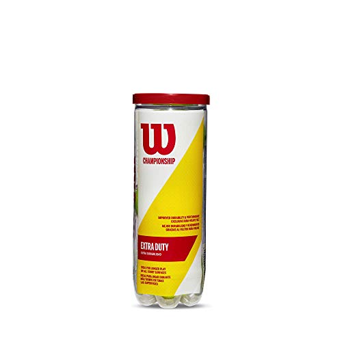 Wilson Extra Duty Championship Tennis Balls - 24 Can Case (72 Balls)