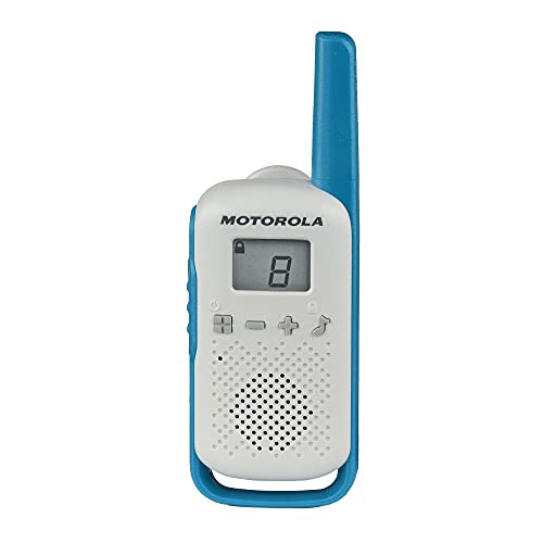 Motorola Solutions T114TP White/Blue 16 Mile 2-Way Radio Pack - Easy Pairing