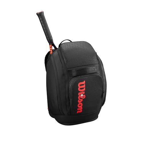 Wilson Clash V3 Super Tour Tennis Racket Bag Holds 2 Rackets Black/Infrared