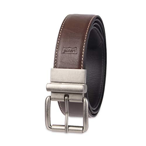Levi's Men's Reversible Casual Jeans Belt - Brown & Black, 48 Size