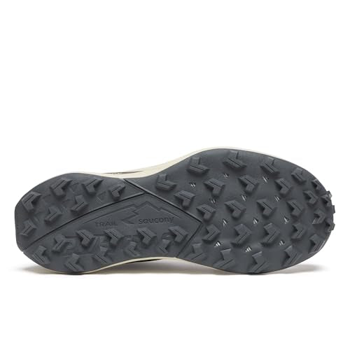 Saucony Peregrine 15 Trail Running Shoes 9 Wide Black Pearl - Neutral Cushioning, Lightweight, Durable