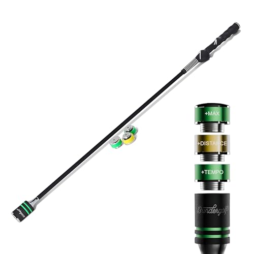 Golf Swing Trainer Aid for Indoor Practice - Left Variation, 40in Speed & Tempo Training