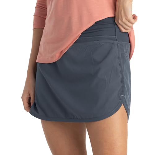 Women's Lined Breeze Skort - Medium Blue Dusk II - Free Fly