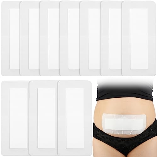 Breathable 4x10 Inch C-Section Incision Bandage Pack of 10 - Post Surgery Wound Cover