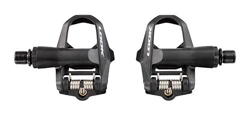 LOOK Cycle KEO 2 Max Black Road Bicycle Pedals - Large 500mm² Contact Area, Clipless, Lightweight, Adjustable Tension