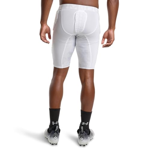 White Camo Under Armour Gameday Armour Pro Football Girdle - Large